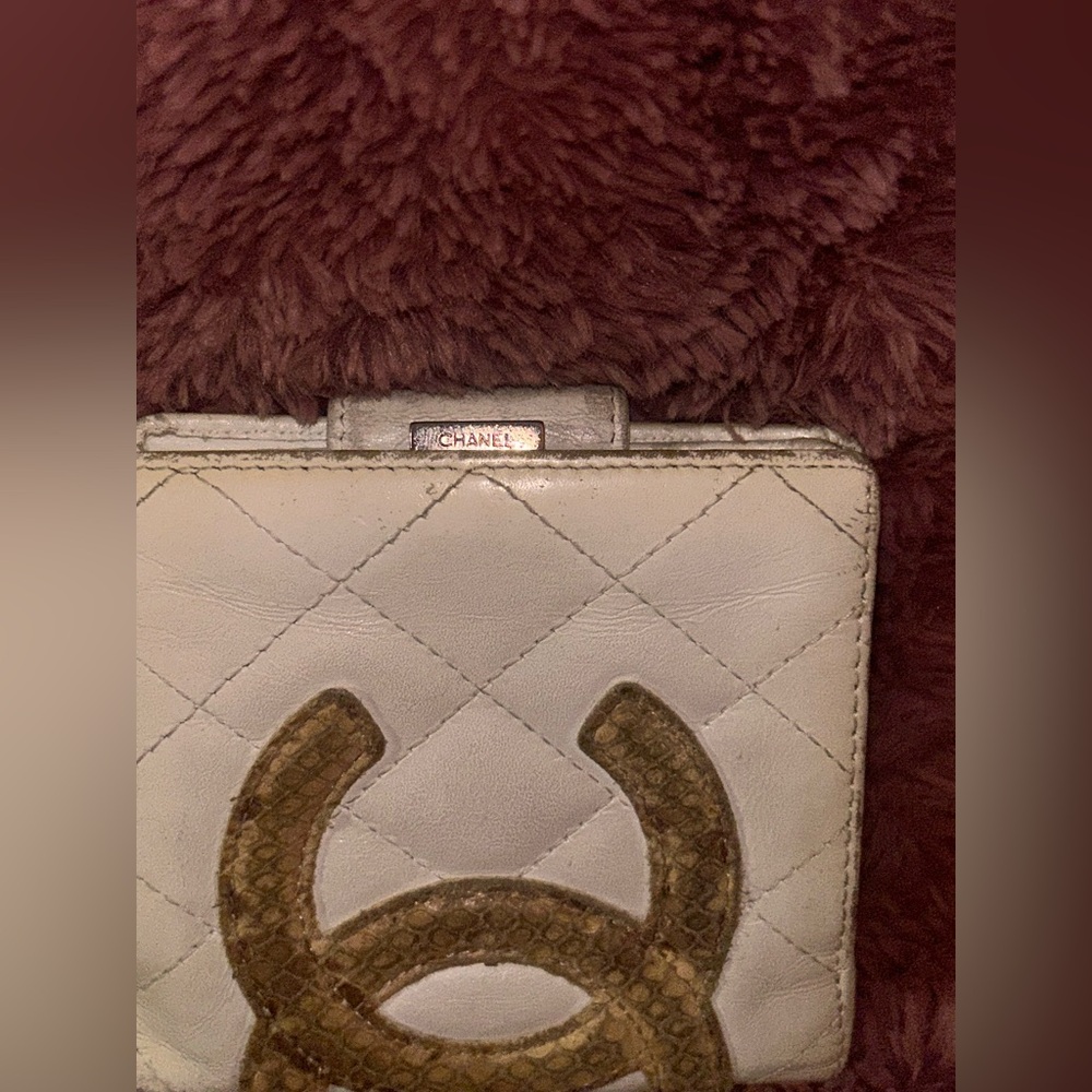 Chanel Python Quilted Leather Wallet - image 6